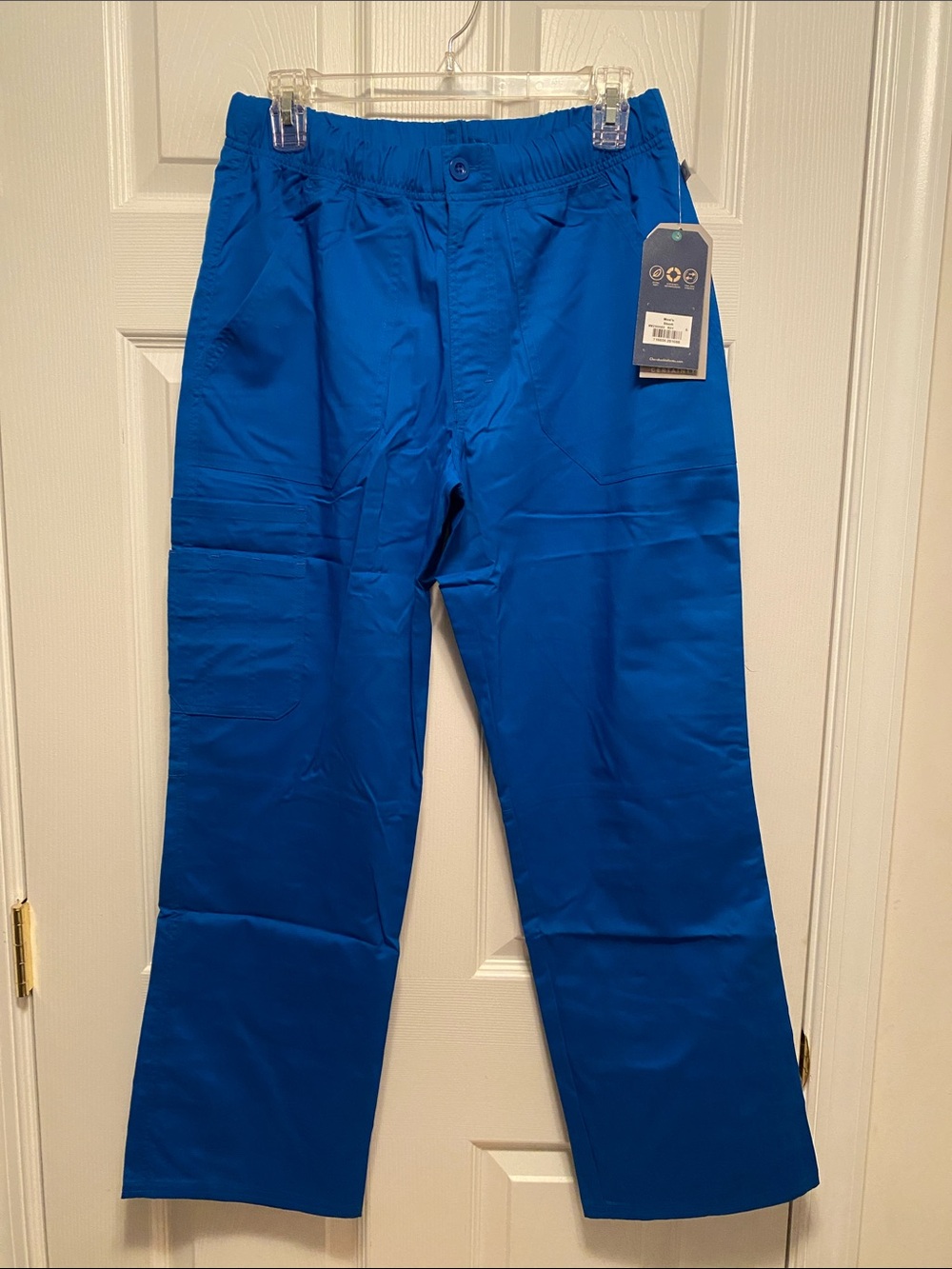 Cherokee Workwear Royal Blue Men's Scrub Pants… size S Short